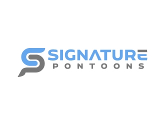 Signature Pontoons logo design by jaize
