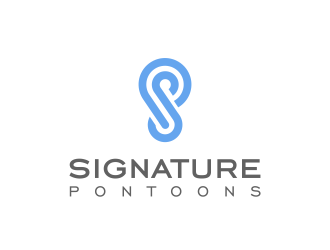 Signature Pontoons logo design by mashoodpp