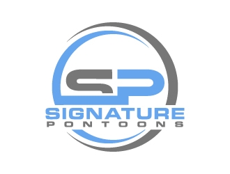Signature Pontoons logo design by Aelius