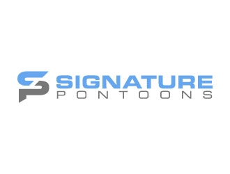 Signature Pontoons logo design by daywalker