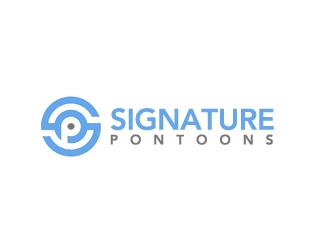 Signature Pontoons logo design by samueljho