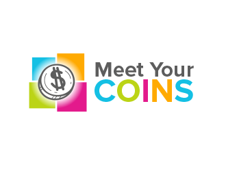 Meet Your Coins logo design by BeDesign