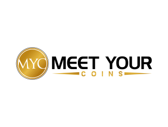 Meet Your Coins logo design by giphone
