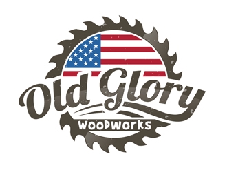 Old Glory Woodworks logo design by DreamLogoDesign