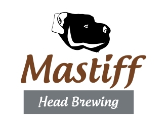 Mastiff Head Brewing logo design by mckris