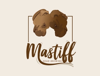 Mastiff Head Brewing logo design by LogoInvent
