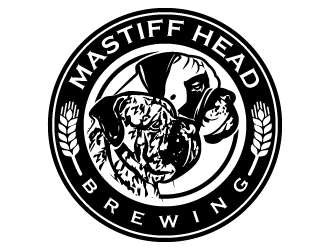 Mastiff Head Brewing logo design by jaize