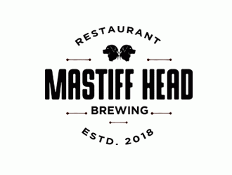 Mastiff Head Brewing logo design by DonyDesign