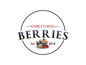 Everything Berries logo design by Erasedink
