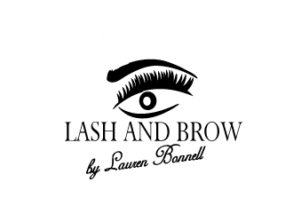 Lovely Lashes and Brows by Lauren Bonnell logo design by webmall