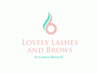 Lovely Lashes and Brows by Lauren Bonnell logo design by DonyDesign