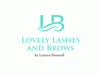 Lovely Lashes and Brows by Lauren Bonnell logo design by DonyDesign