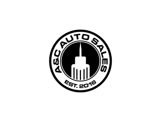 A&C Auto Sales logo design by oke2angconcept