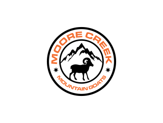 Moore Creek Mountain Goats logo design by oke2angconcept