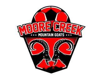 Moore Creek Mountain Goats logo design by DreamLogoDesign