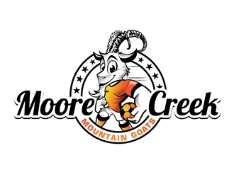Moore Creek Mountain Goats logo design by DreamLogoDesign