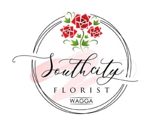 Southcity Florist logo design by MAXR