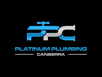 Platinum Plumbing Canberra logo design by haidar