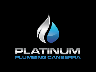 Platinum Plumbing Canberra logo design by RIANW
