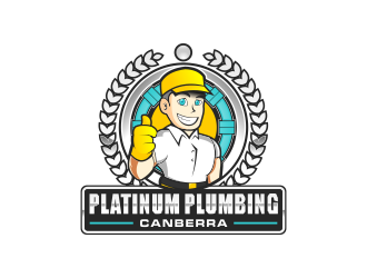 Platinum Plumbing Canberra logo design by SmartTaste