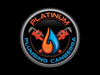Platinum Plumbing Canberra logo design by Suvendu