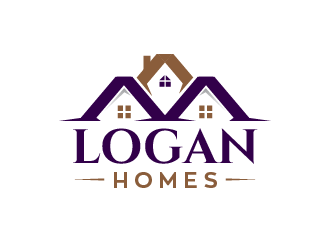 LOGAN HOMES logo design by PRN123