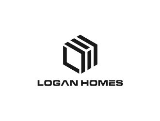 LOGAN HOMES logo design by alby