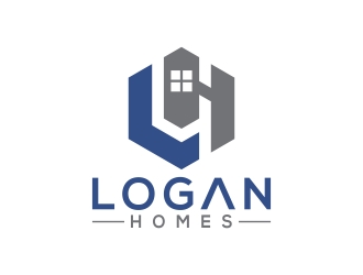 LOGAN HOMES logo design by rokenrol