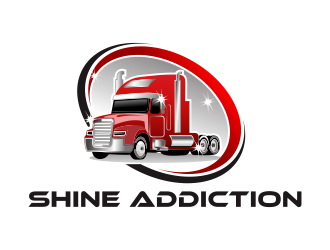 SHINE ADDICTION logo design by hidro