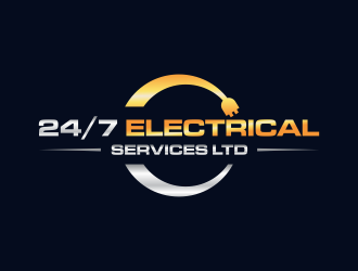 24/7 Electrical Services LTD logo design by haidar