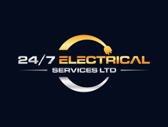 24/7 Electrical Services LTD logo design by haidar