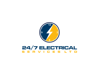 24/7 Electrical Services LTD logo design by ammad