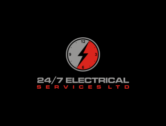 24/7 Electrical Services LTD logo design by ammad