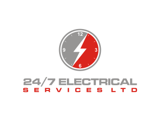 24/7 Electrical Services LTD logo design by ammad
