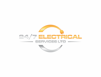 24/7 Electrical Services LTD logo design by haidar