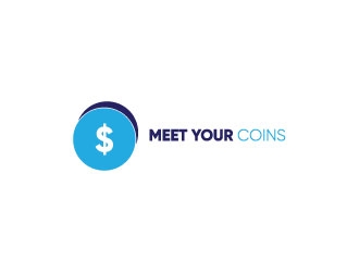Meet Your Coins logo design by Erasedink