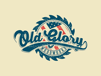 Old Glory Woodworks logo design by Republik