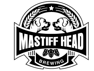 Mastiff Head Brewing logo design by PMG