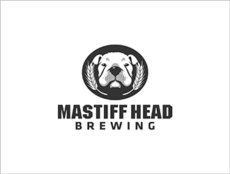 Mastiff Head Brewing logo design by hole