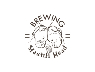 Mastiff Head Brewing logo design by BaneVujkov