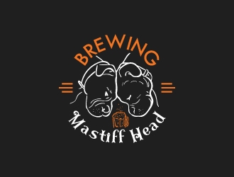 Mastiff Head Brewing logo design by BaneVujkov