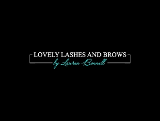 Lovely Lashes and Brows by Lauren Bonnell logo design by BaneVujkov