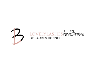 Lovely Lashes and Brows by Lauren Bonnell logo design by torresace