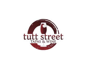 tutt street tapas & wine logo design by samuraiXcreations