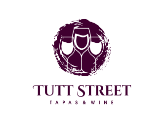 tutt street tapas & wine logo design by JessicaLopes