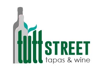 tutt street tapas & wine logo design by ruthracam