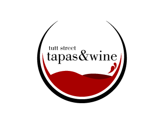 tutt street tapas & wine logo design by torresace