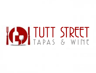 tutt street tapas & wine logo design by kunejo