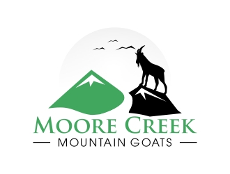Moore Creek Mountain Goats logo design by totoy07