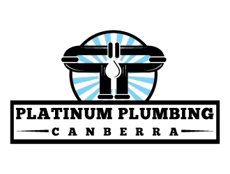 Platinum Plumbing Canberra logo design by Suvendu